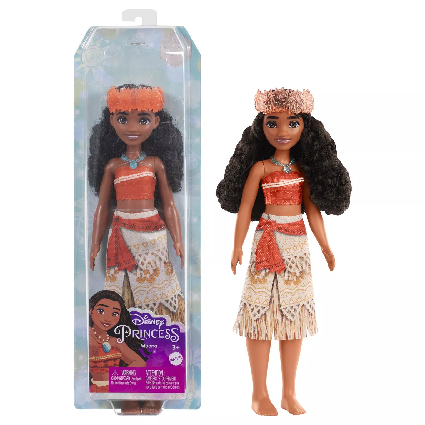 DISNEY PRINCESS lėlė – Vajana (HLW05)