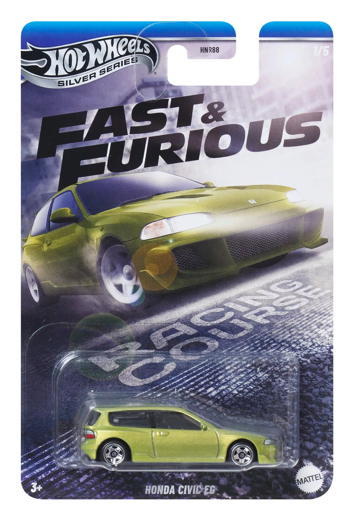 HOT WHEELS automodeliukai iš filmo Greiti ir įsiutę  (HNR88)