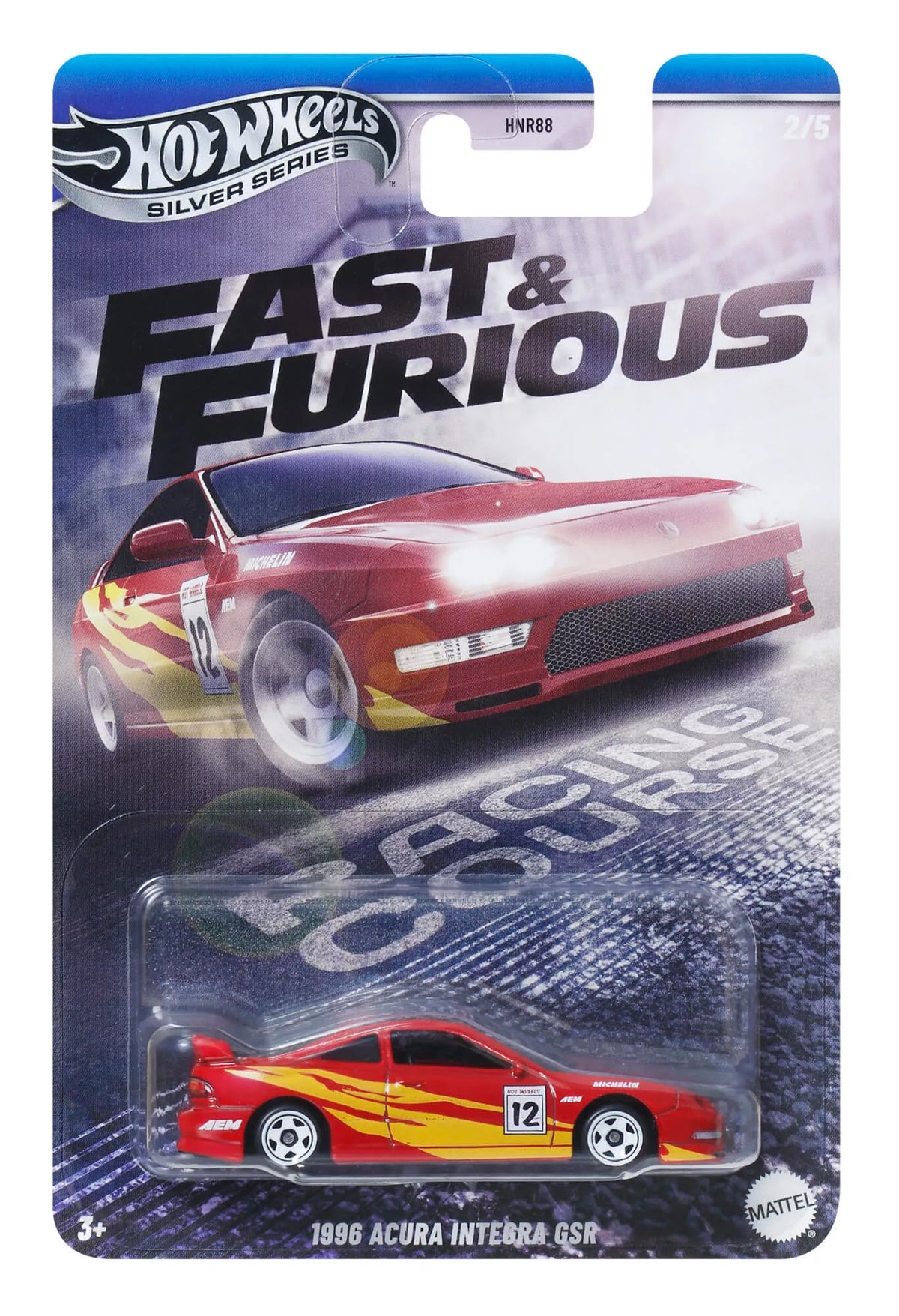 HOT WHEELS automodeliukai iš filmo Greiti ir įsiutę  (HNR88)