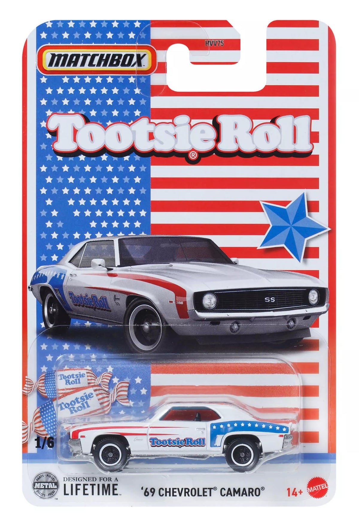 MATCHBOX saldainių tematikos automodeliukas (HVV75)