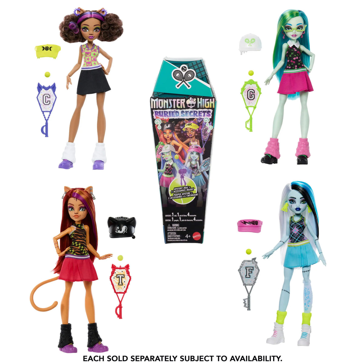 MONSTER HIGH BURRIED SECRETS siurprizas (HYV64)