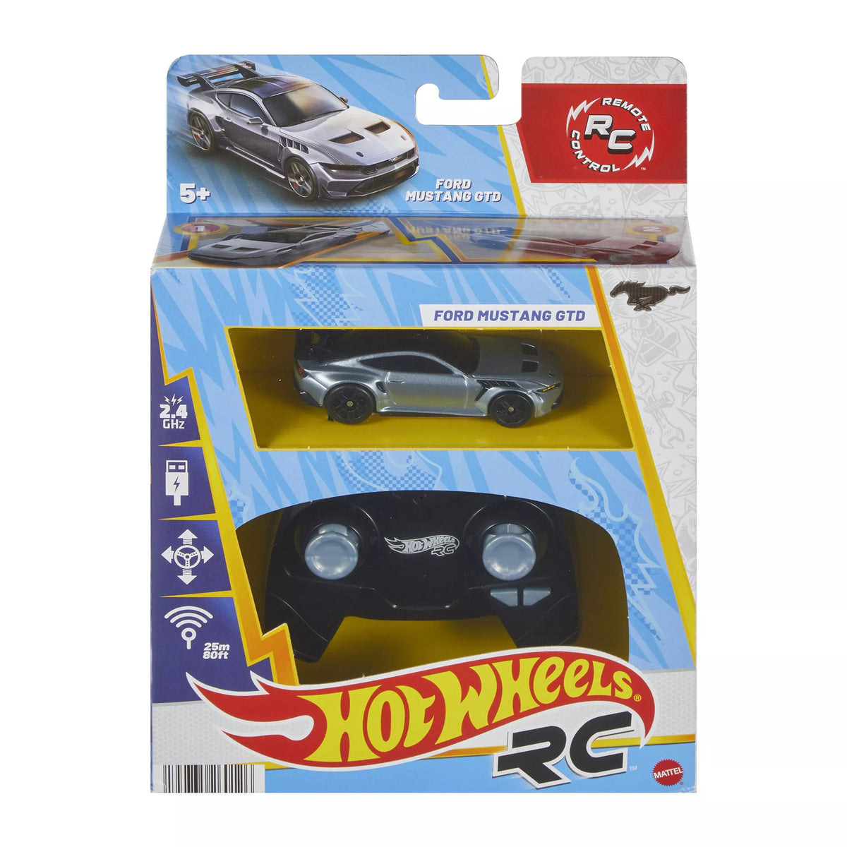 HOT WHEELS RC automodelis – Ford Mustang GTD (JBH04)