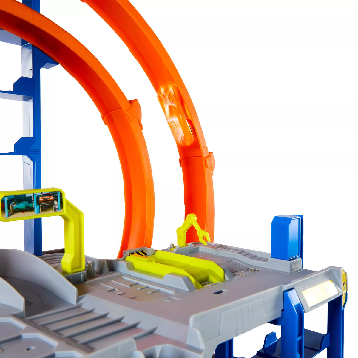 HOT WHEELS rinkinys – Mega garažas su kilpomis (JBM74)