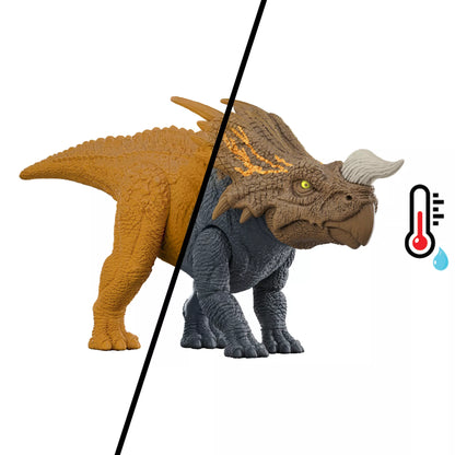 JURASSIC WORLD rinkinys su spalvų keitimo funkcija – Kovų arena (JDC59)