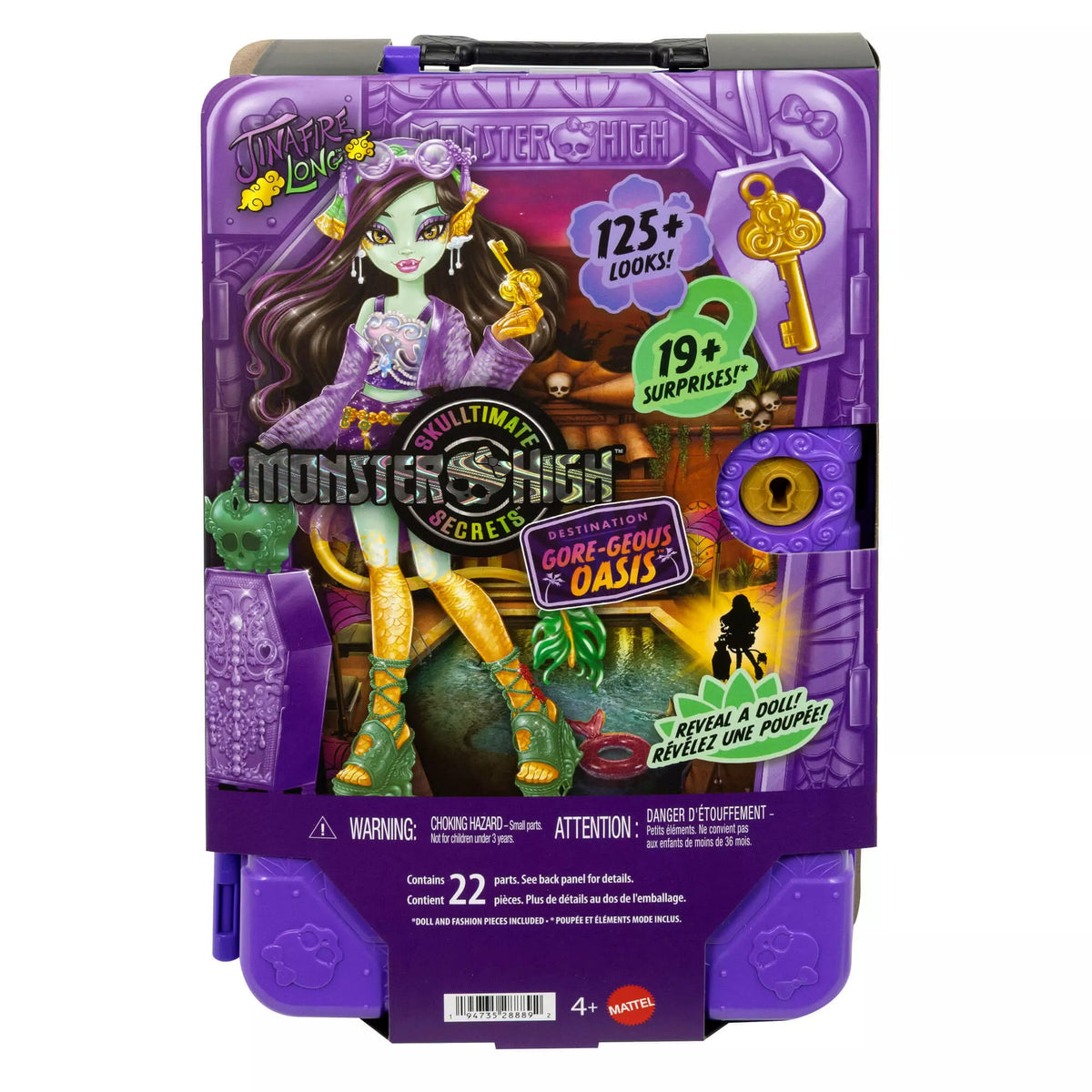 MONSTER HIGH SHULLTIMATE SECRETS Jinafirės rinkinys (JDR52)