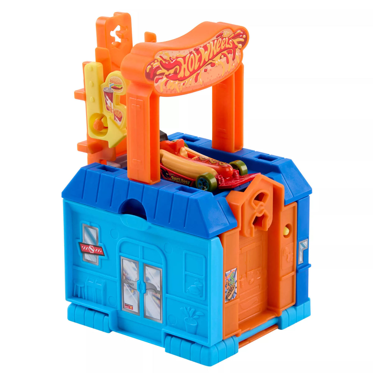 HOT WHEELS CITY PLAY AND GO trasos rinkinys (JHL43)