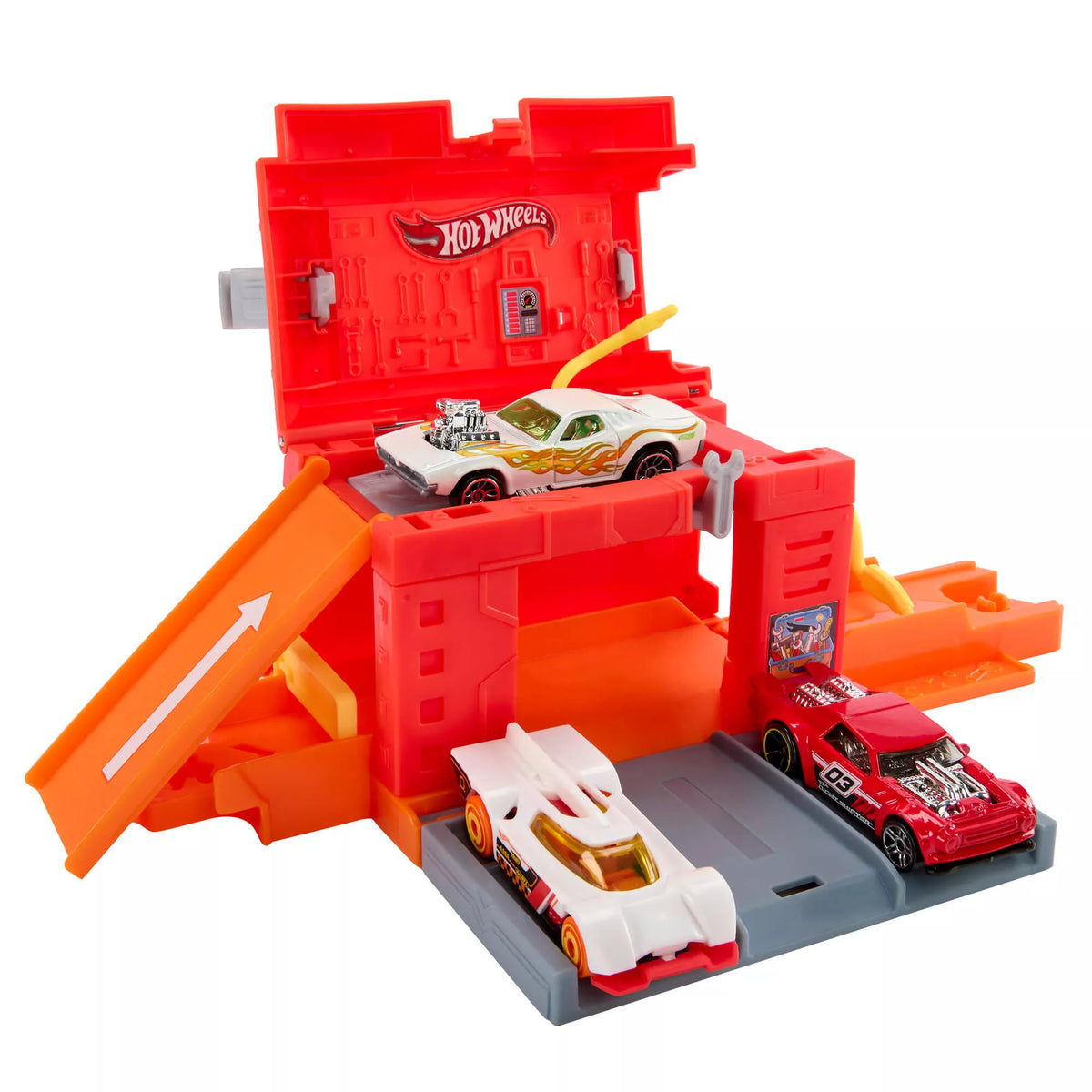 HOT WHEELS CITY PLAY AND GO trasos rinkinys (JHL43)