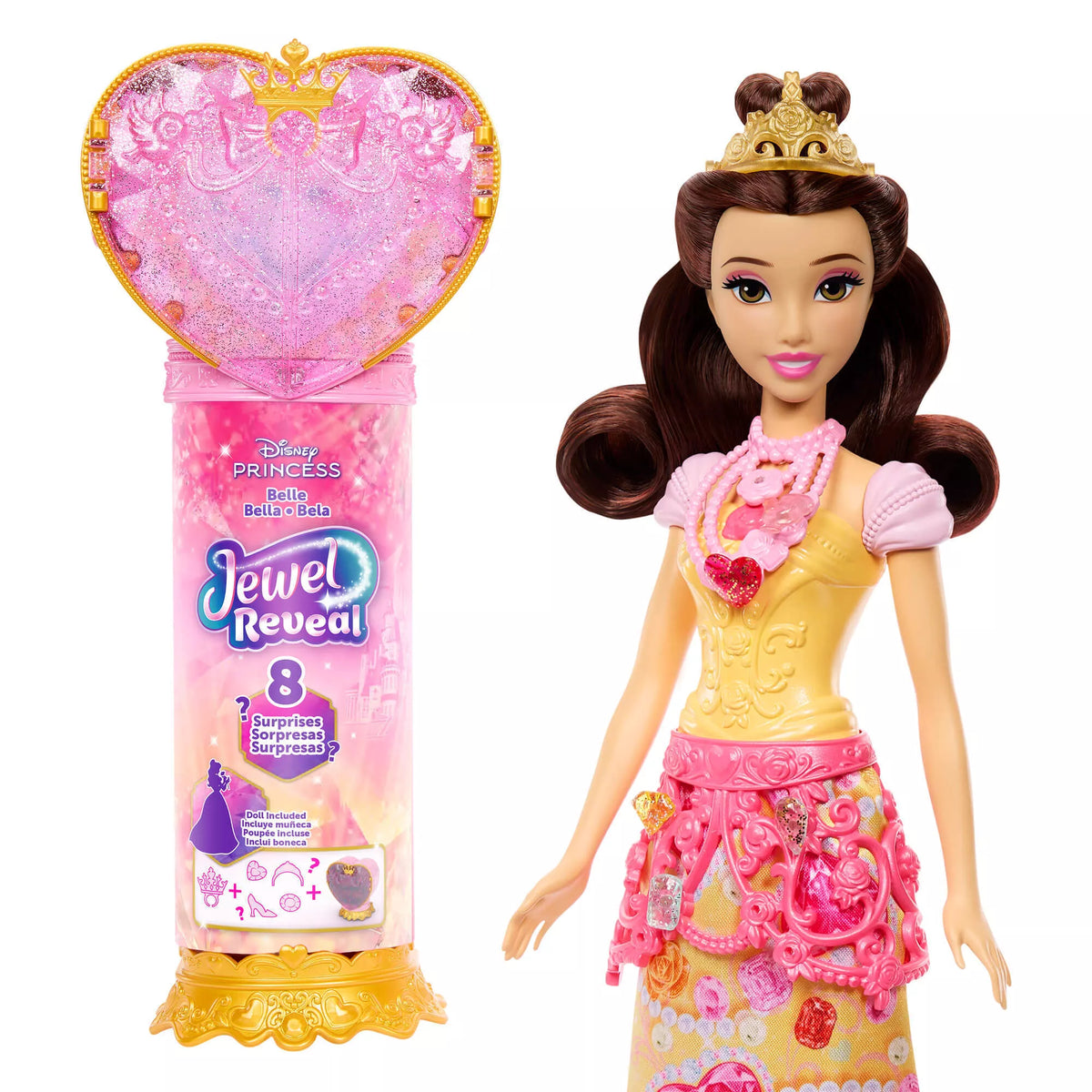DISNEY PRINCESS JEWEL REVEAL Gražuolės siurprizas (JHL51)