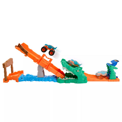 HOT WHEELS MONSTER TRUCKS rinkinys – Krokodilo iššūkis (JJN45)