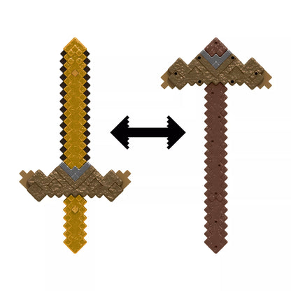 MINECRAFT transformuojamas kardas – kirtiklis (JKC15)