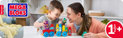 MEGA BLOKS konstruktorius – traktorius su gyvūnėliais (JKG33)