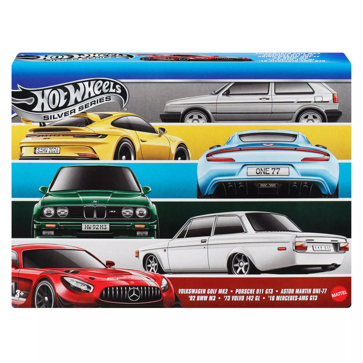 HOT WHEELS šešių europietiškų automodeliukų rinkinys (JLB25)