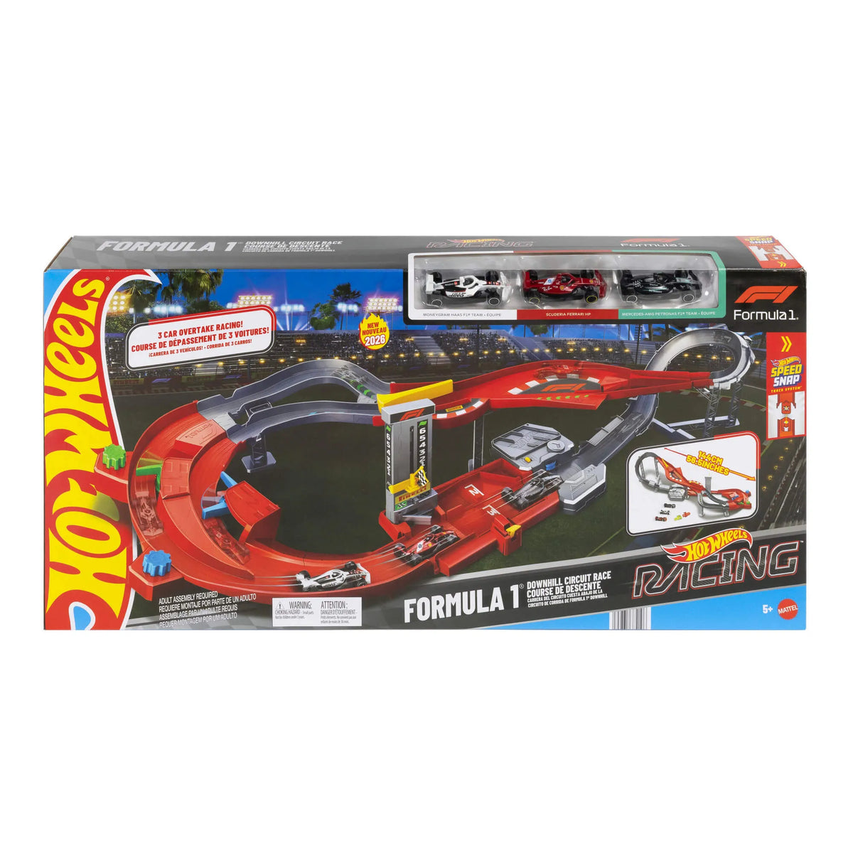 HOT WHEELS lenktynių trasa – Downhill Circuit Race (JMC90)