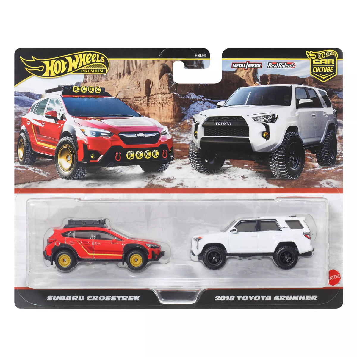HOT WHEELS PREMIUM dviejų automodeliukų rinkinys – Car Culture (HBL96)