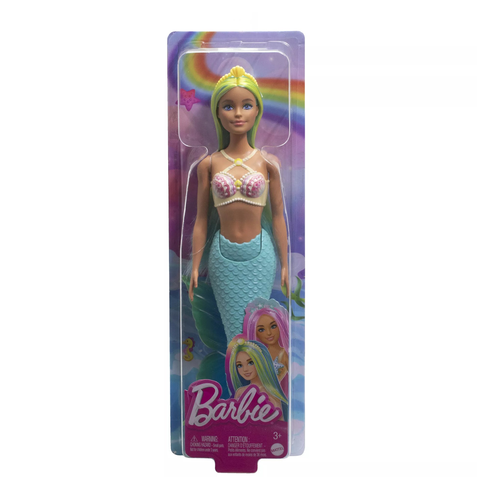 BARBIE DREAMTOPIA undinėlė melsvais plaukais (HRR03)