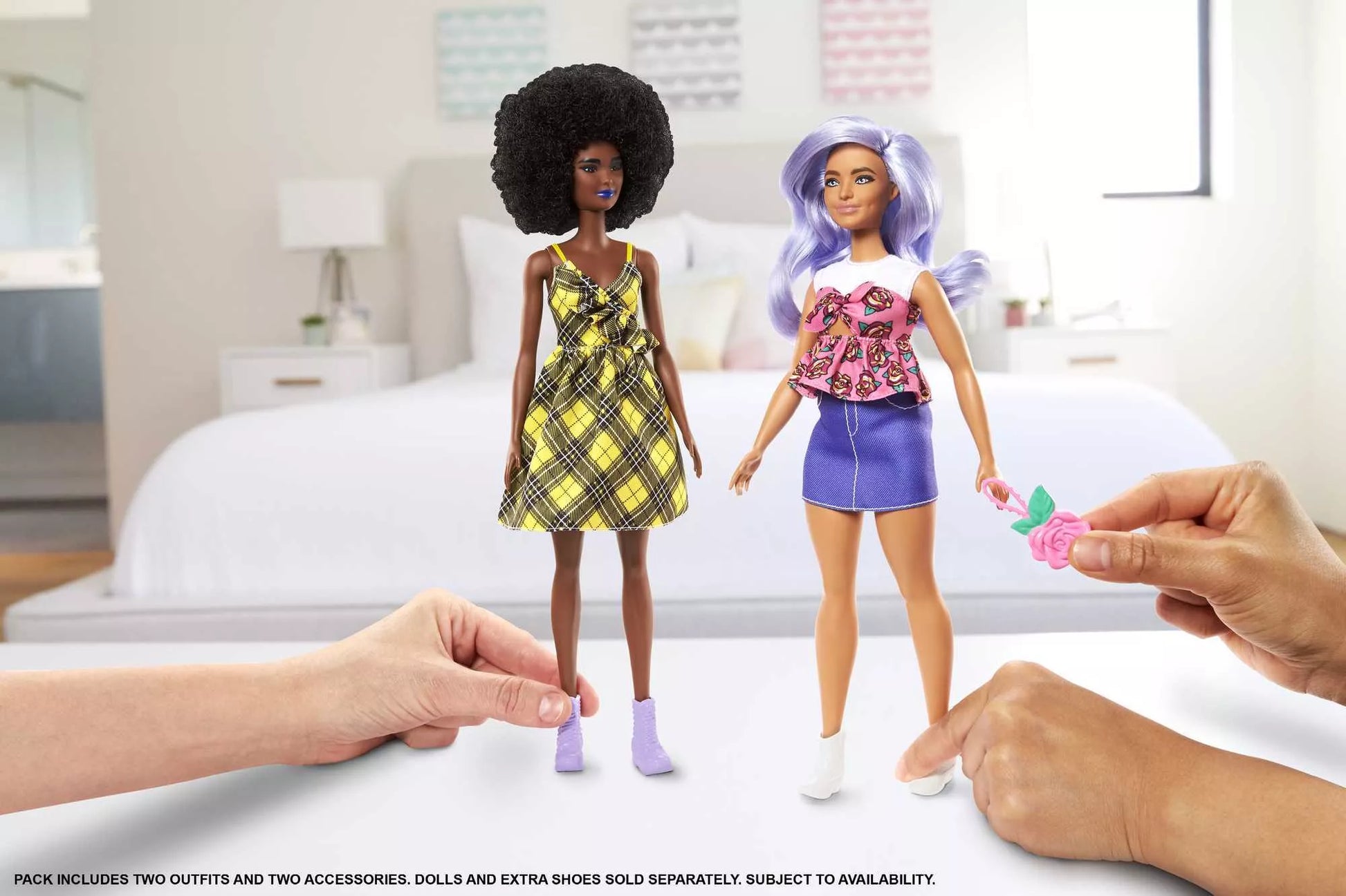 BARBIE dviejų drabužių komplektų rinkinys (GWF04)