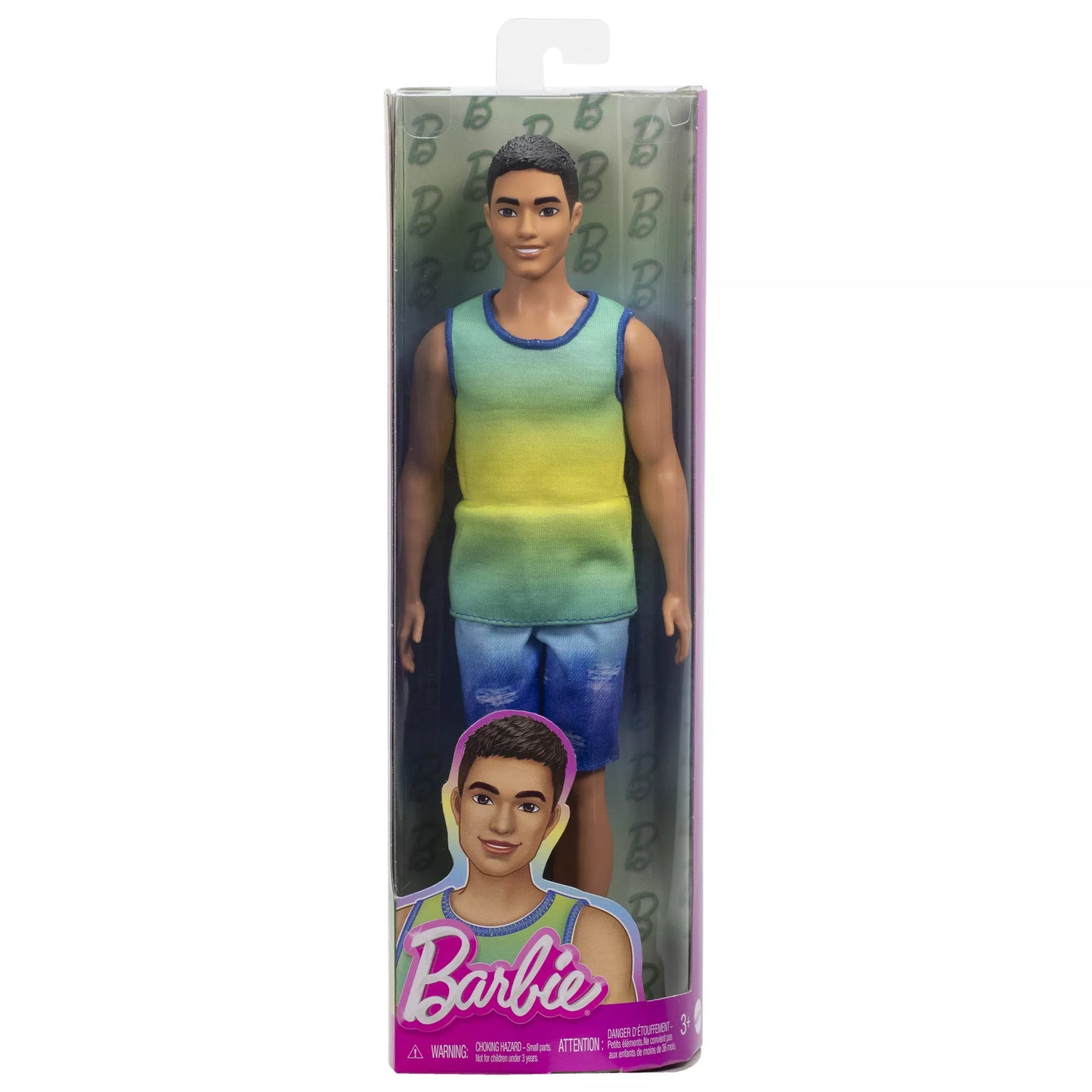 BARBIE Kenas madistas mėlynais šortais (HYV00)