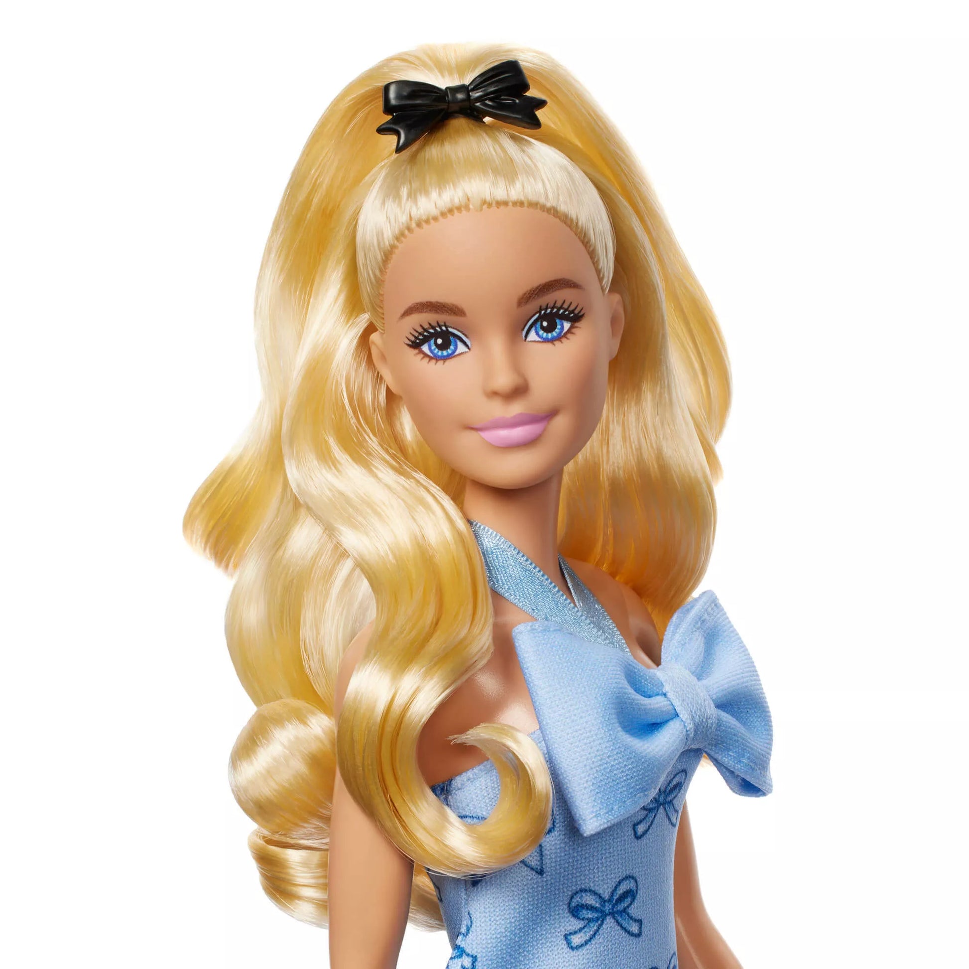 BARBIE madistė melsva suknele (HYT93)