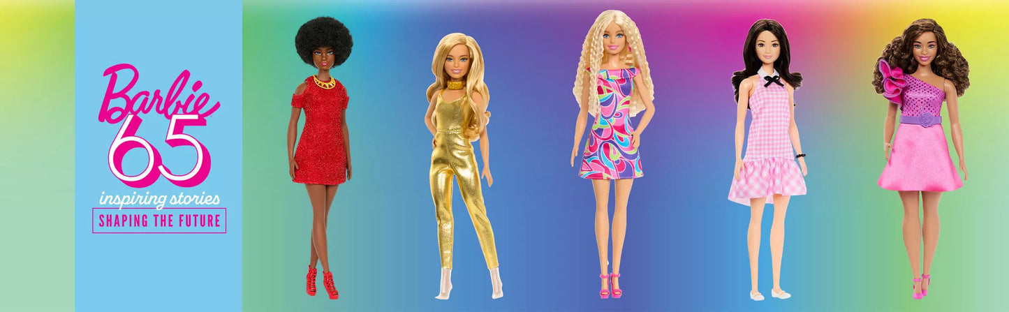 BARBIE madistė mėlyna suknele, serganti diabetu (HYT97)