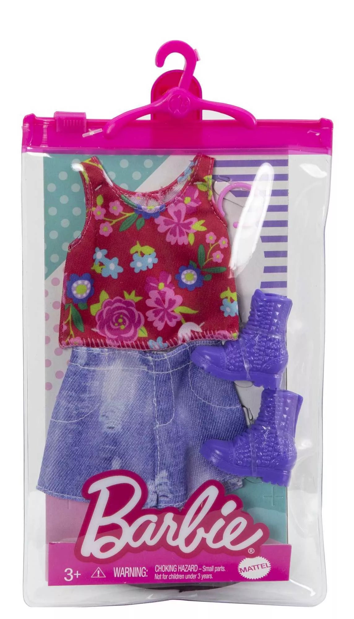 BARBIE puošnių drabužių ir aksesuarų rinkinys (GWD96)