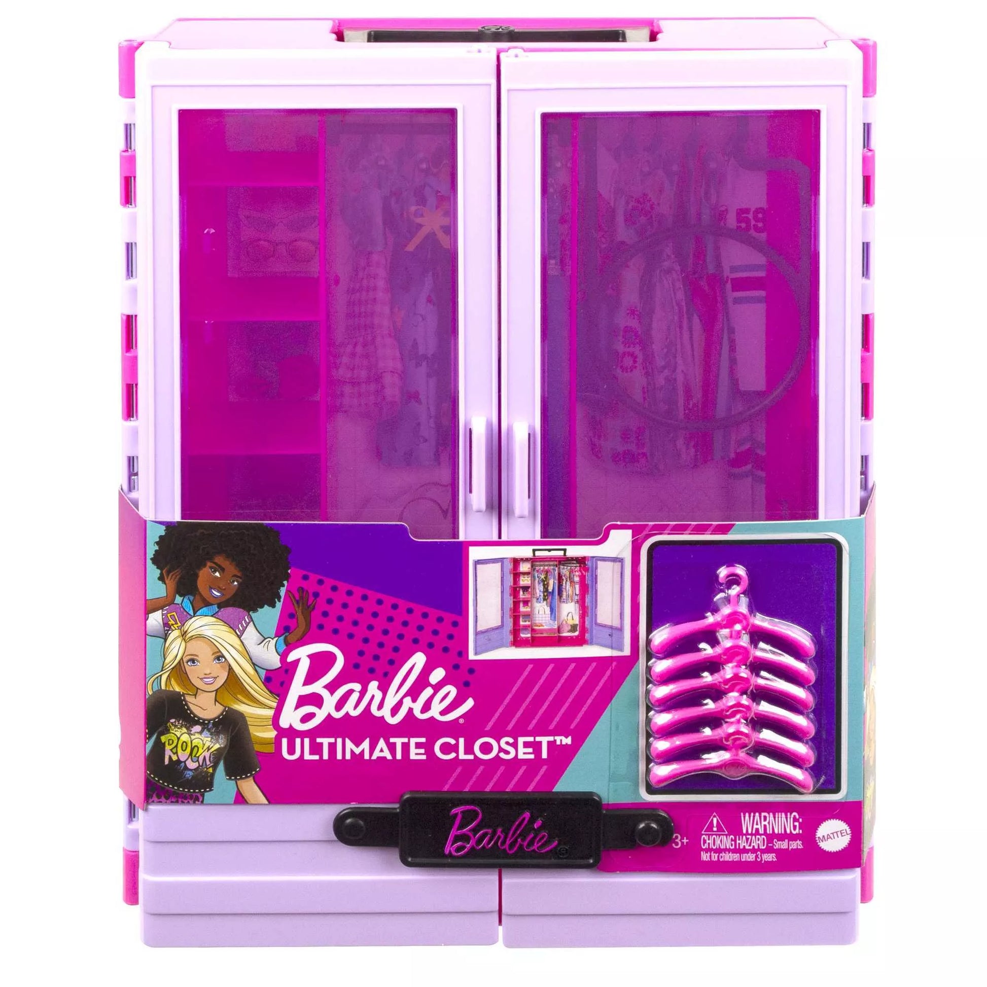 BARBIE rūbų ir aksesuarų spinta (HJL65)