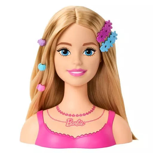 BARBIE stilizavimo galva – šviesūs plaukai (HMD88)