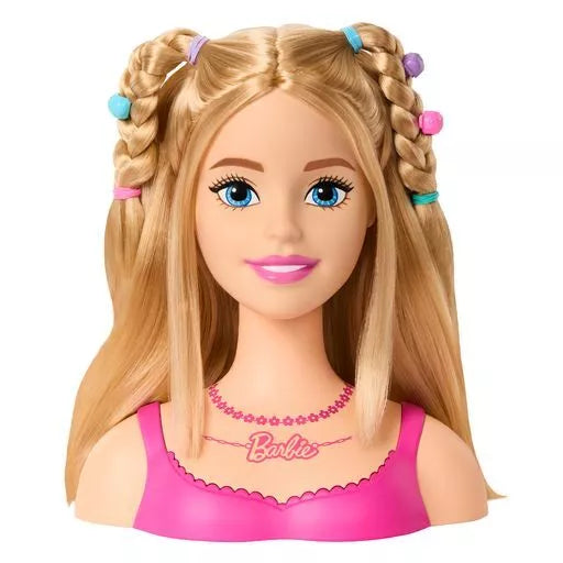 BARBIE stilizavimo galva – šviesūs plaukai (HMD88)