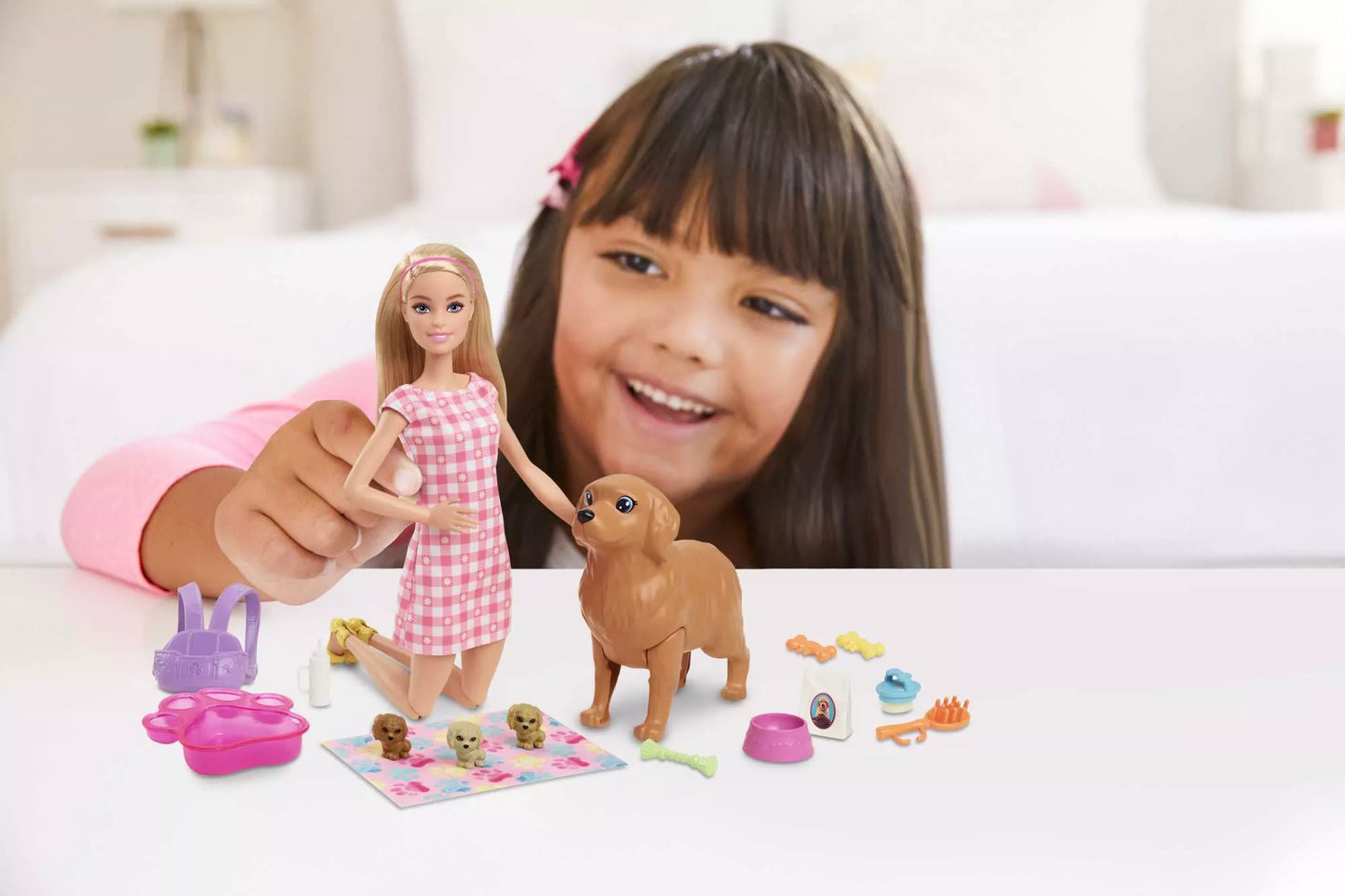BARBIE šunelių naujagimių rinkinys (HCK75)