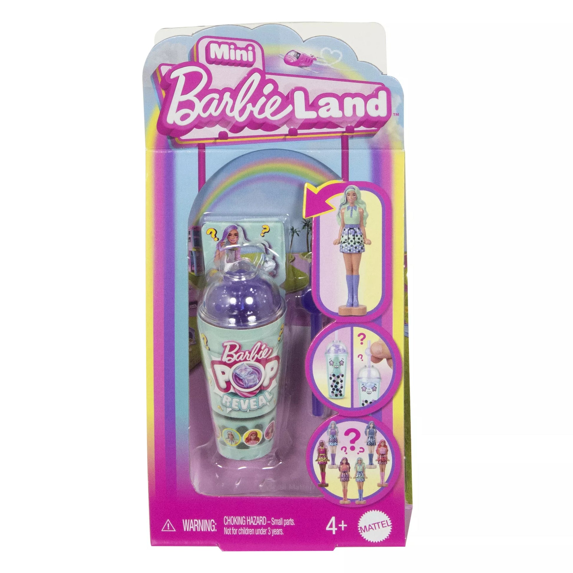 BARBIELAND POP REVEAL mini siurprizas - burbulinės arbatos serija (JCR22)