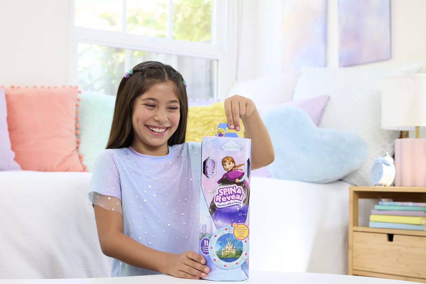 DISNEY FROZEN SPIN and REVEAL Anos siurprizų rinkinys (JBG60)