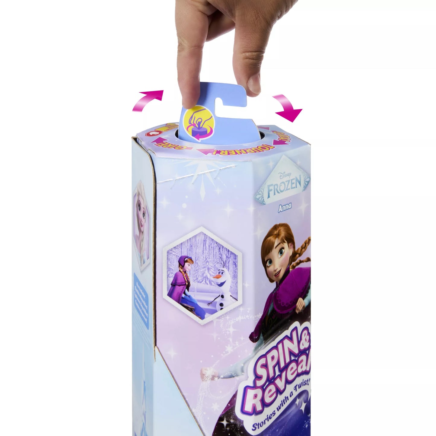 DISNEY FROZEN SPIN and REVEAL Anos siurprizų rinkinys (JBG60)