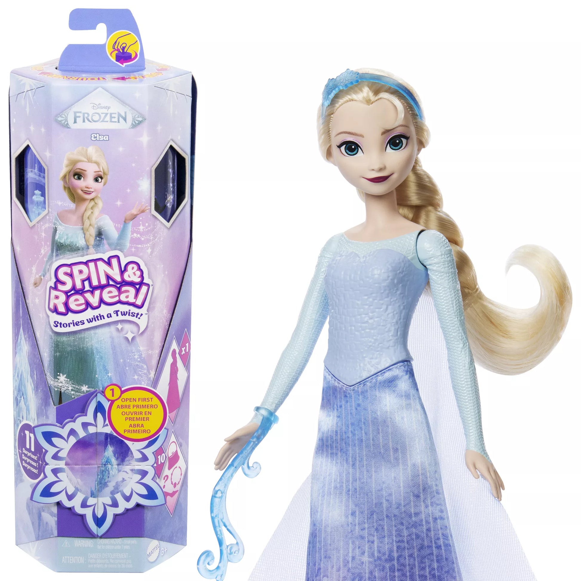 DISNEY FROZEN SPIN and REVEAL Elzos siurprizų rinkinys (JBG59)