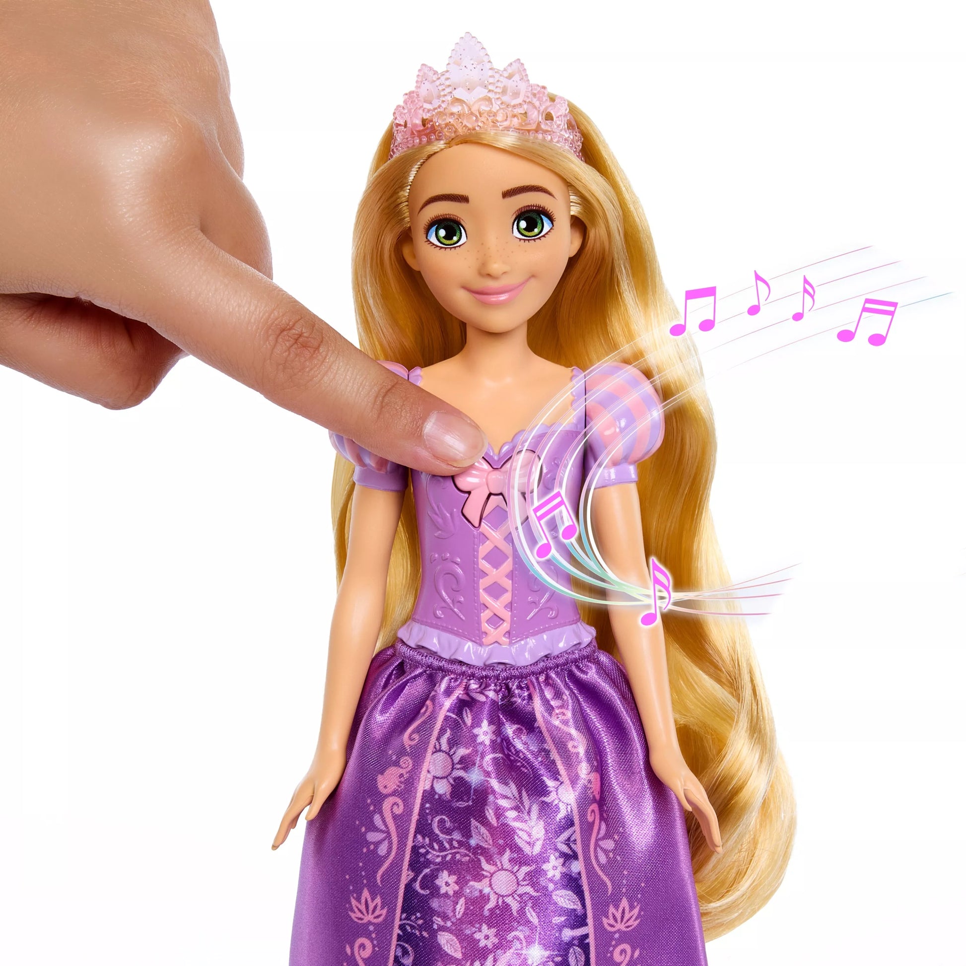 DISNEY PRINCESS dainuojanti lėlė Auksaplaukė (anglų kalba) (HPD41)
