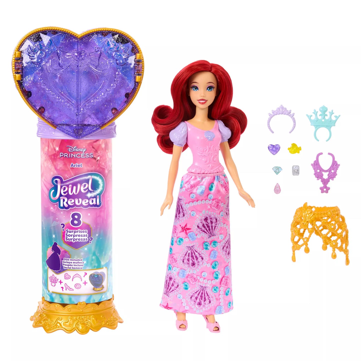 DISNEY PRINCESS JEWEL REVEAL Arielės siurprizas (JHL49)