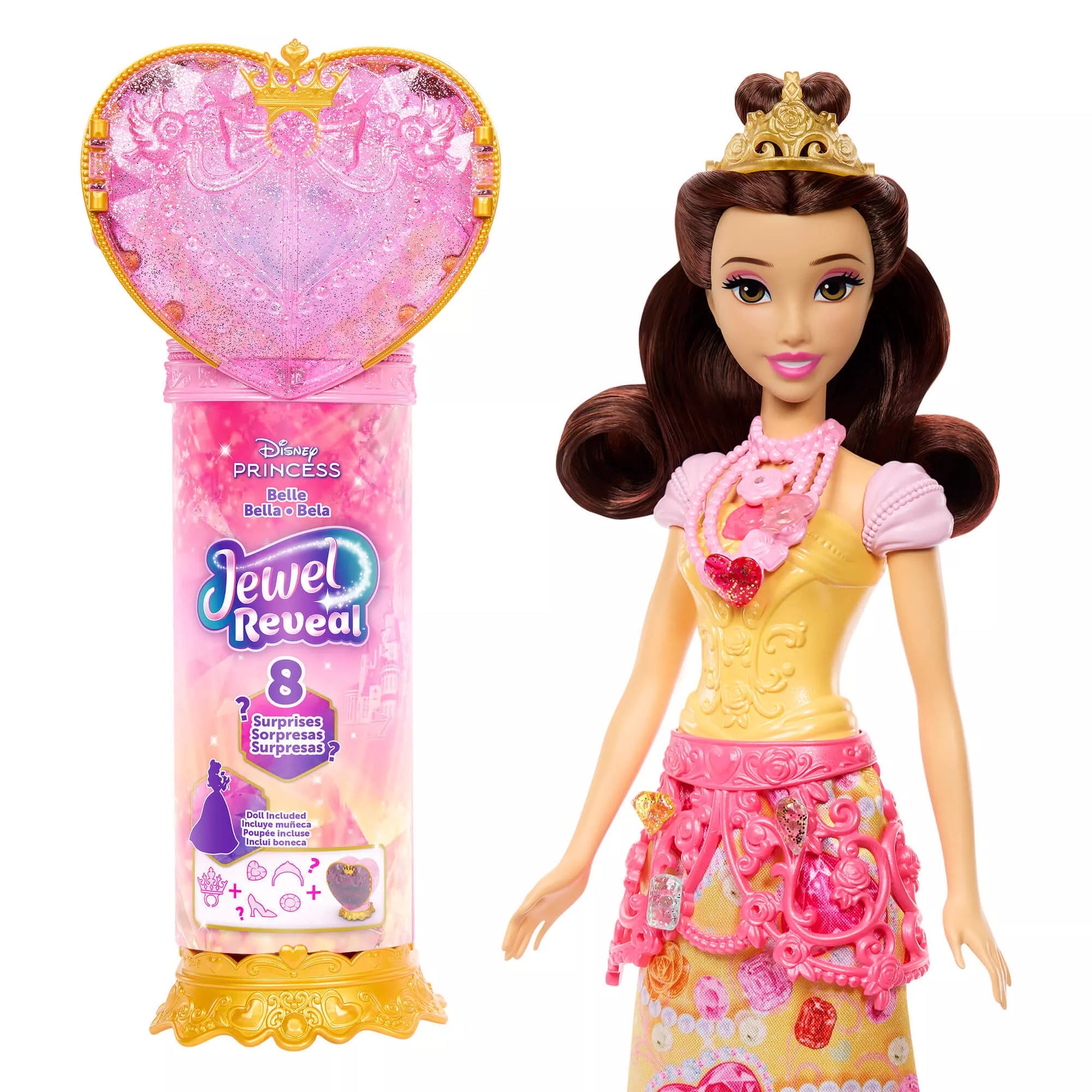 DISNEY PRINCESS JEWEL REVEAL Gražuolės siurprizas (JHL51)