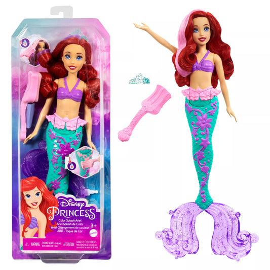 „DISNEY PRINCESS“ lėlė - Arielė su spalvų keitimo funkcija