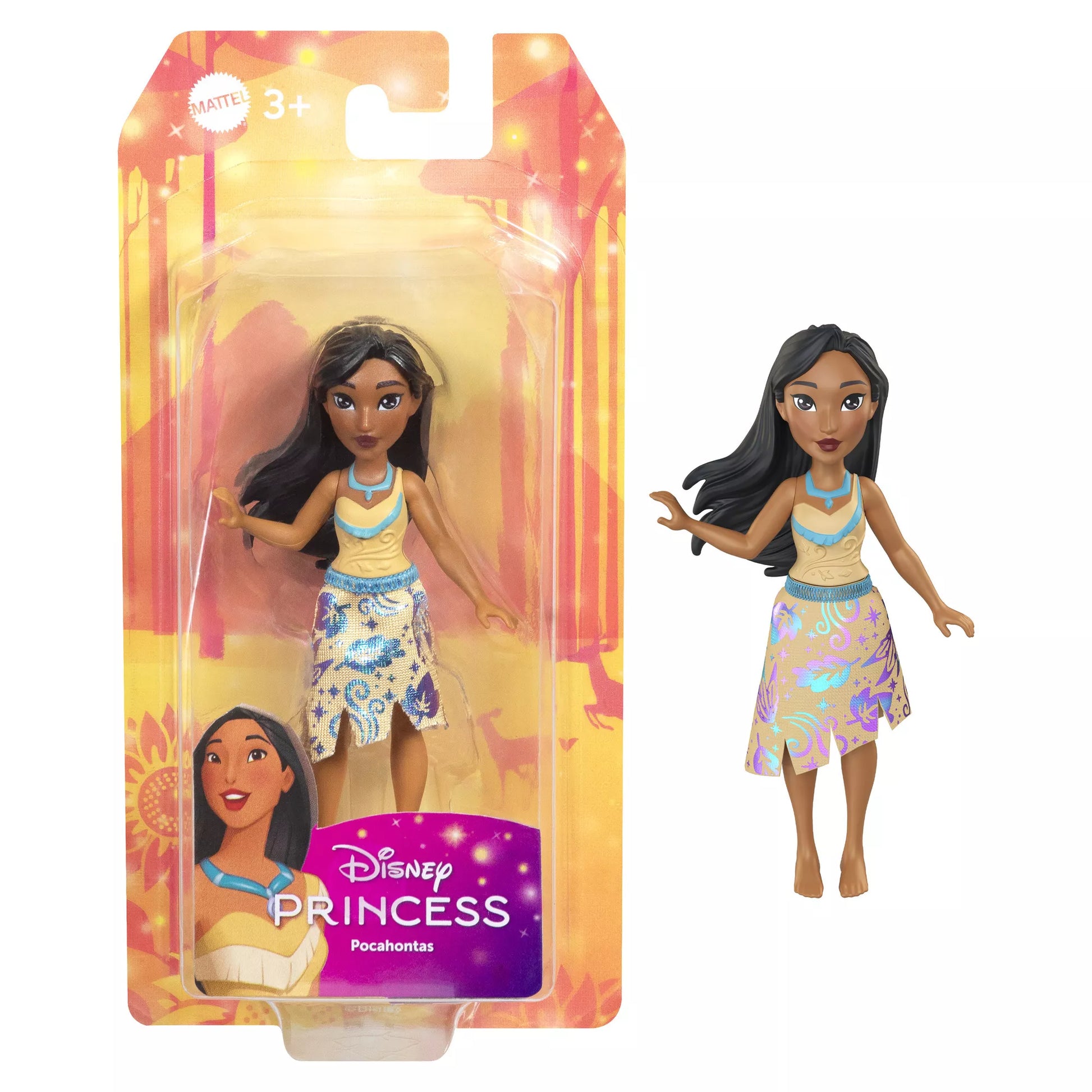 DISNEY PRINCESS mini lėlytė (HPL55)