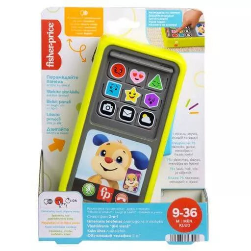 FISHER-PRICE išmanusis telefonas – Laikas mokytis! LT (lietuviškai įgarsintas) (HNL46)