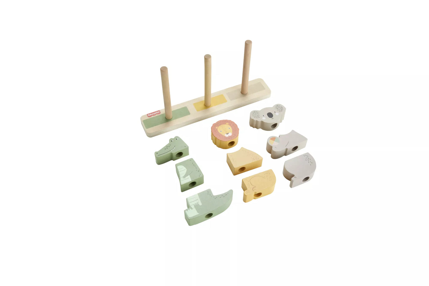 FISHER-PRICE medinis bokštelis – Gyvūnai (HXV04)