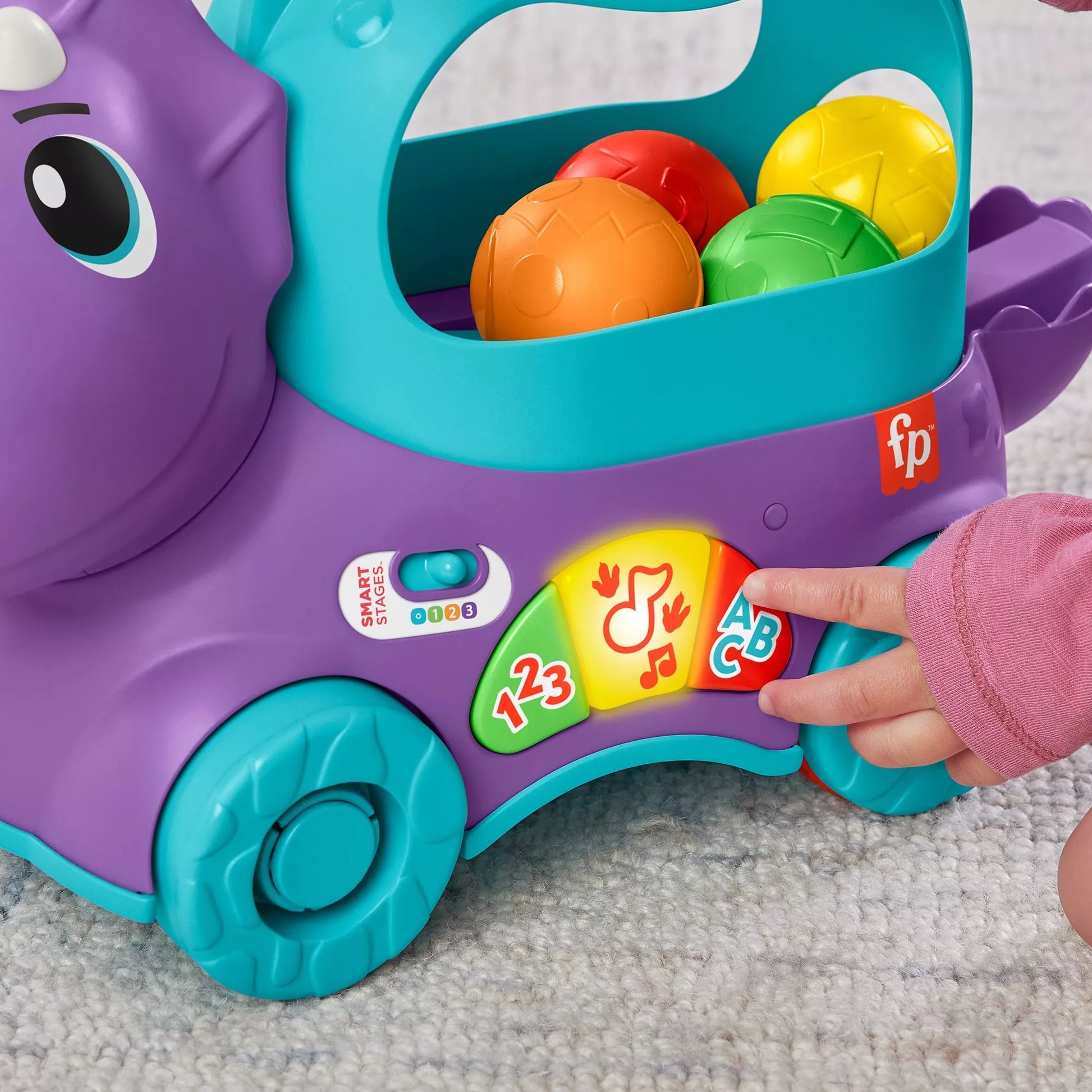FISHER-PRICE mokomasis dinozauras (lietuviškai įgarsintas) (HNR53)