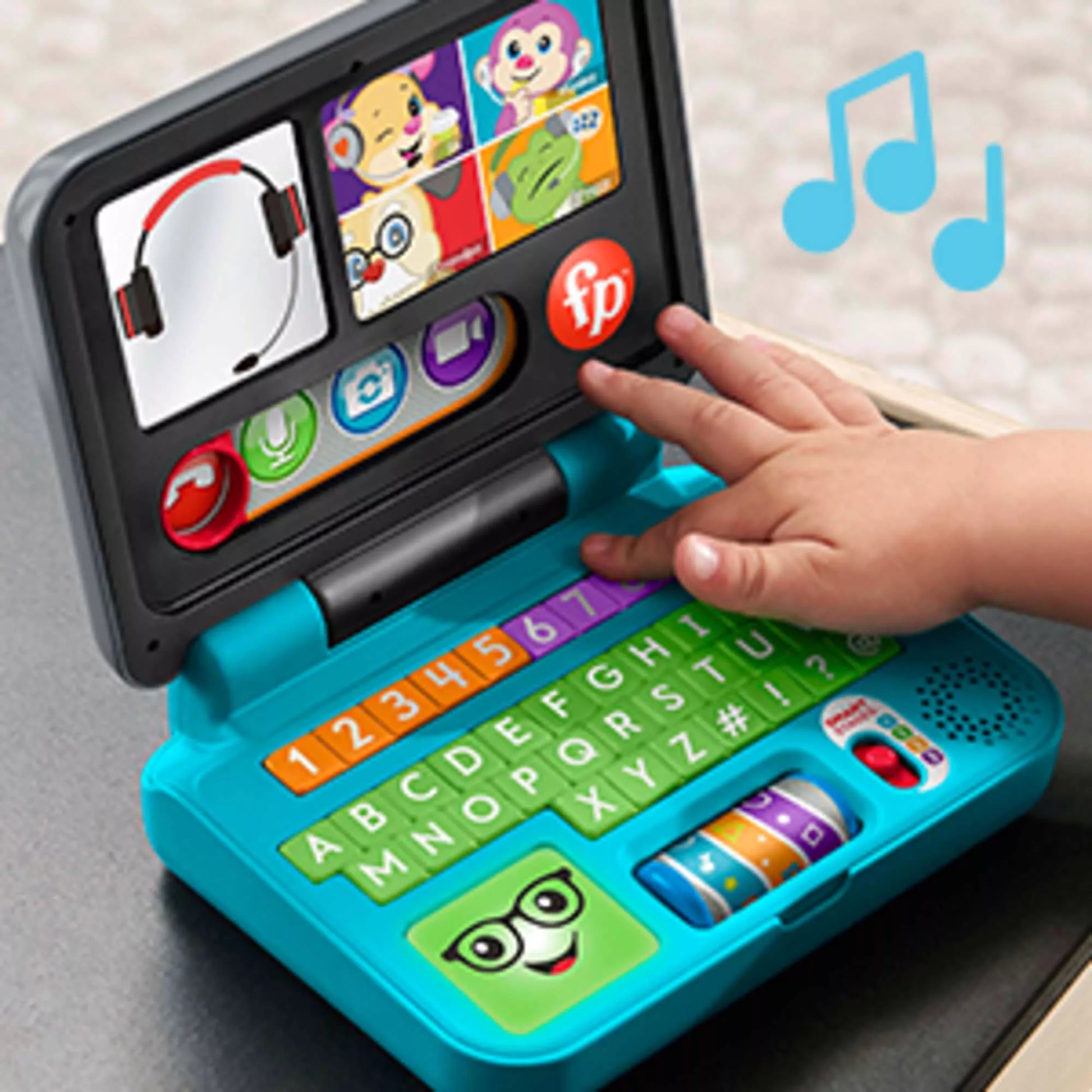FISHER-PRICE nešiojamasis kompiuteris – Pažink ir išmok LT (lietuviškai įgarsintas) (HHH04)