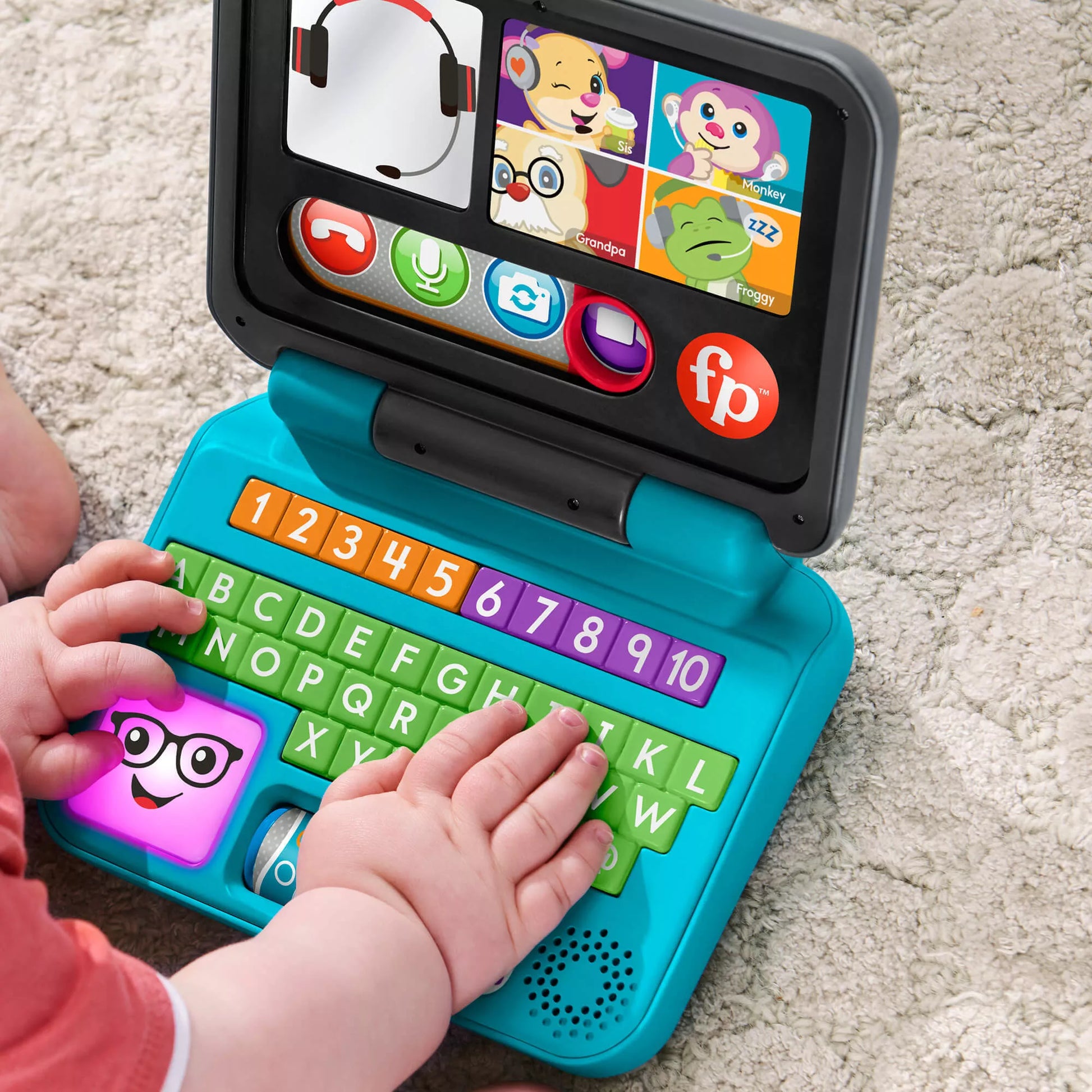 FISHER-PRICE nešiojamasis kompiuteris – Pažink ir išmok LT (lietuviškai įgarsintas) (HHH04)