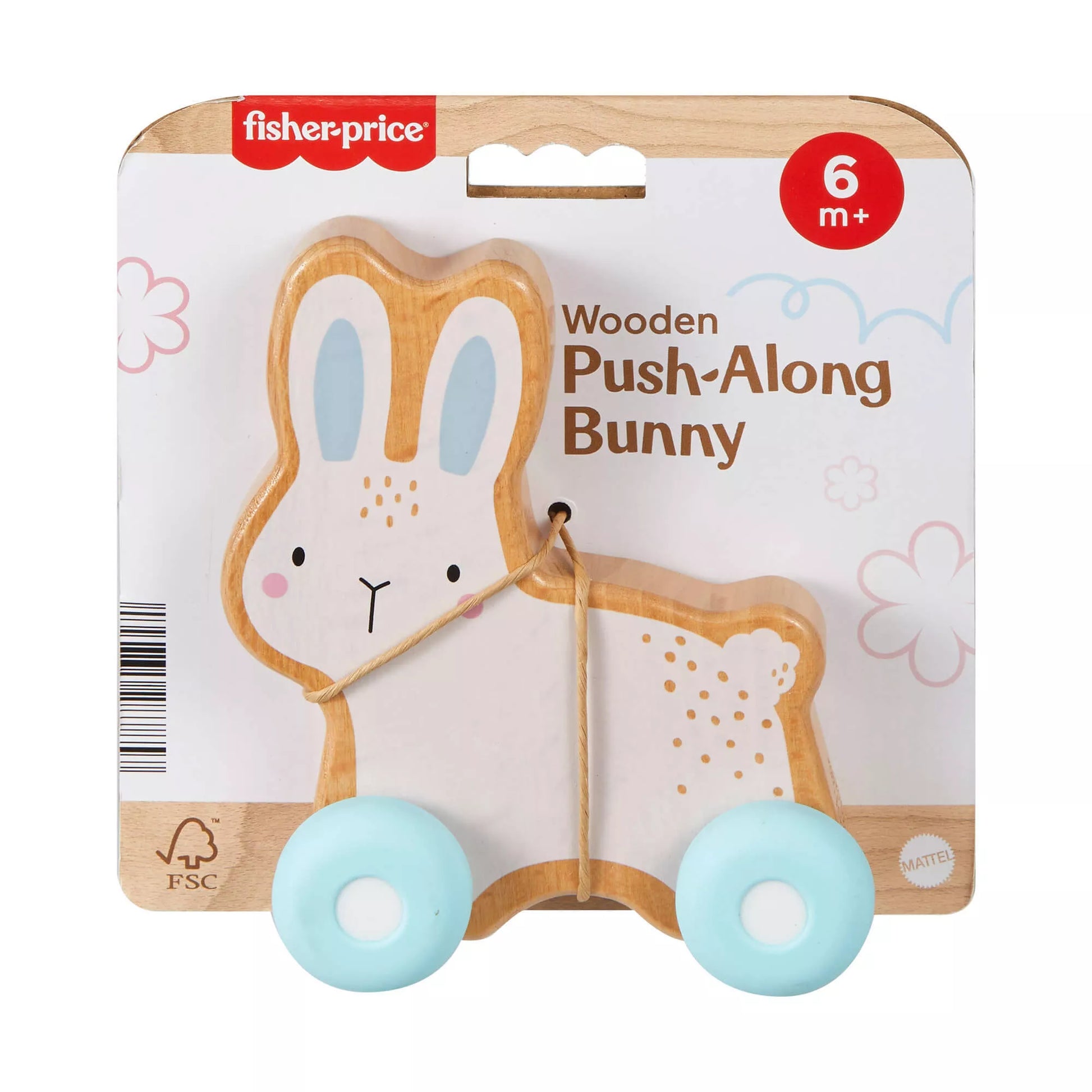 FISHER-PRICE stumdomas medinis žaislas – Triušiukas (JDM52)