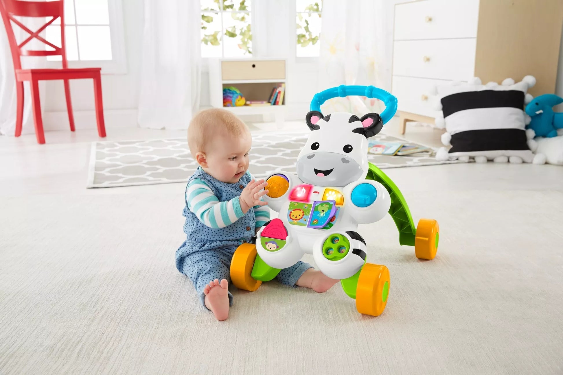 FISHER-PRICE vaikštukas - paspirtukas Zebriukas (DLD80)