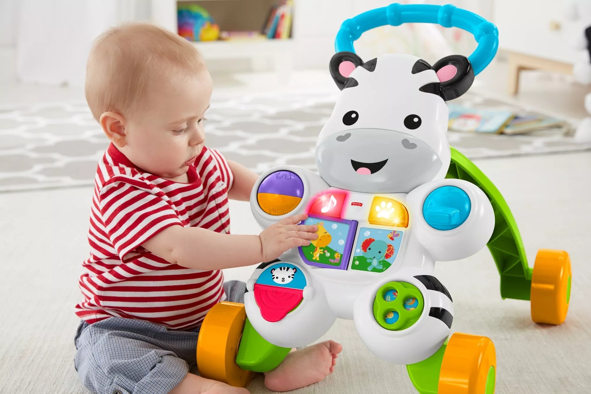 FISHER-PRICE vaikštukas - paspirtukas Zebriukas (DLD80)