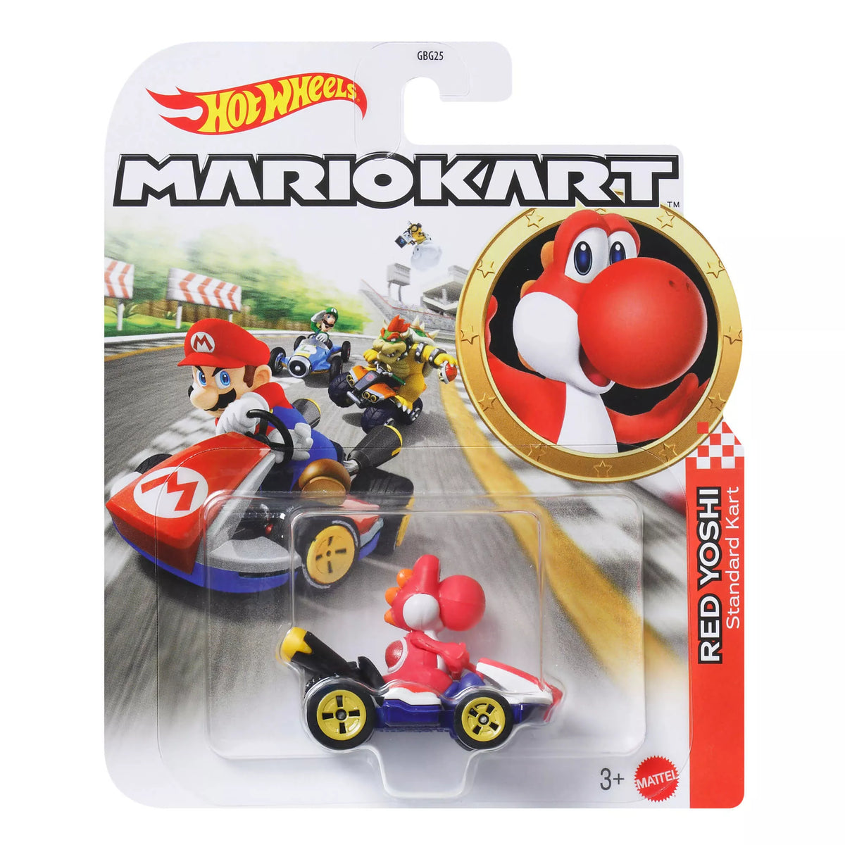 HOT WHEELS MARIO KART automodeliukas su figūrėle (GBG25)