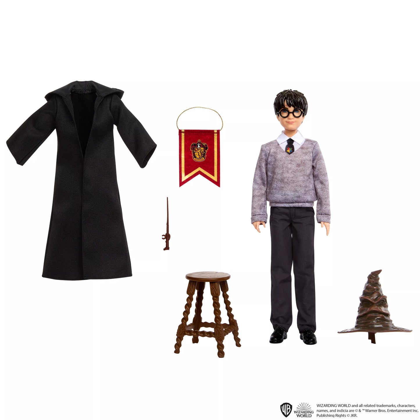 HARRY POTTER lėlė – Haris Poteris ir mago skrybėlė (HND78)