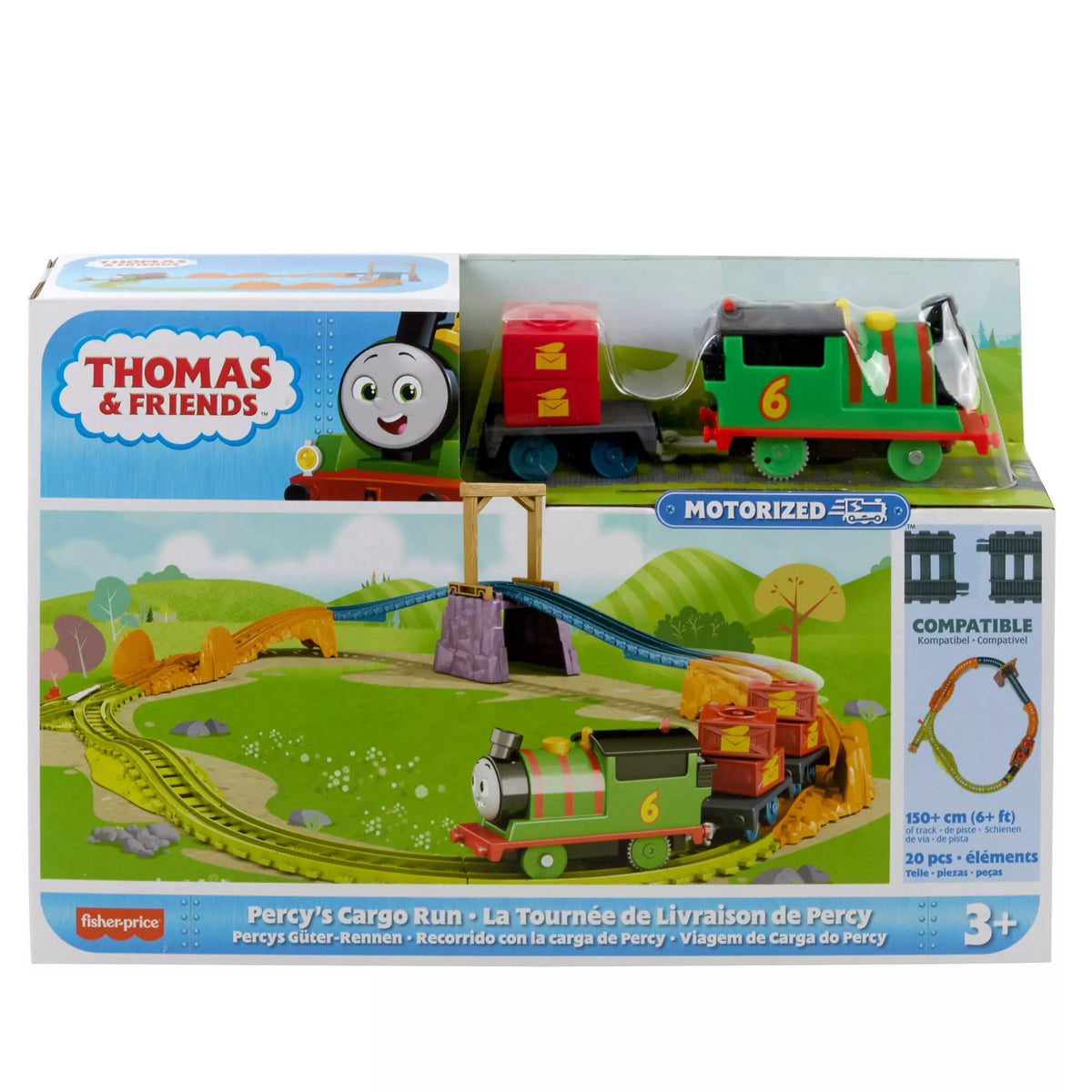 THOMAS AND FRIENDS motorizuota bėgių trasa (HGY78)