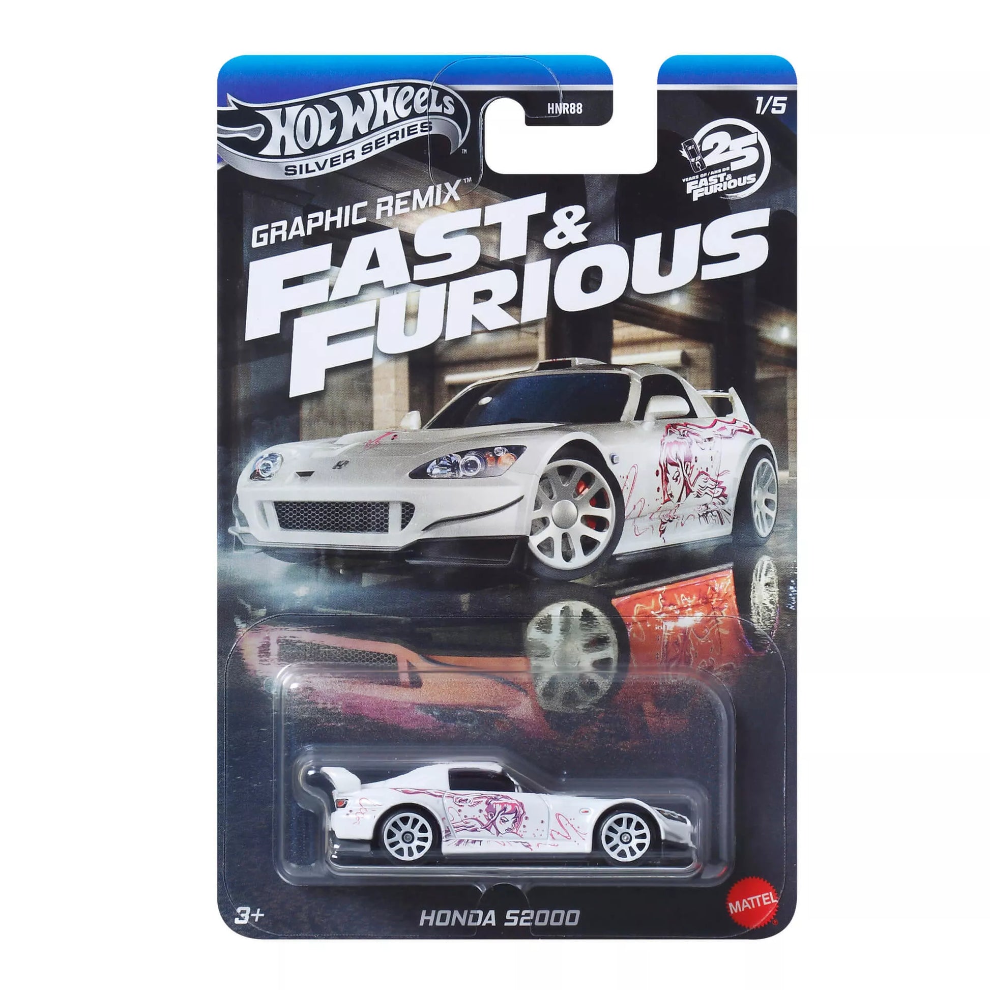 HOT WHEELS automodeliukai iš filmo Greiti ir įsiutę  (HNR88)