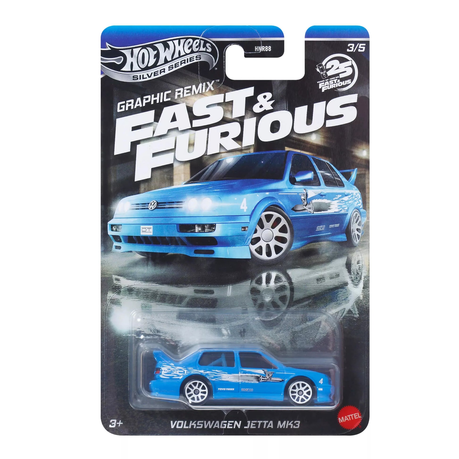 HOT WHEELS automodeliukai iš filmo Greiti ir įsiutę  (HNR88)